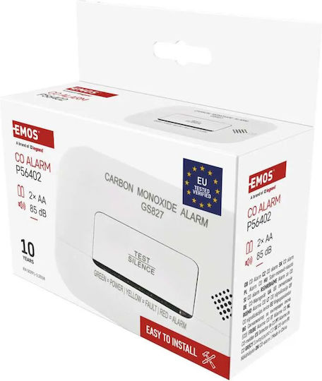 Carbon Oxide Detector Gs827 Pl Emos P56402pl