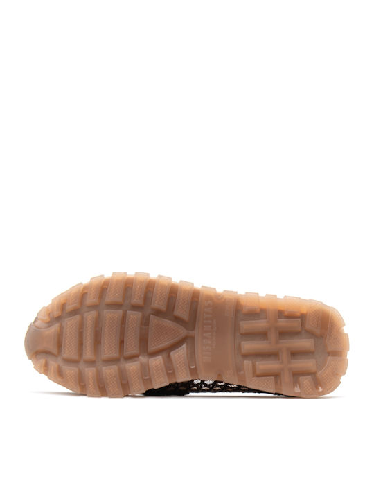 Leather Women's Loafers in Brown Colour