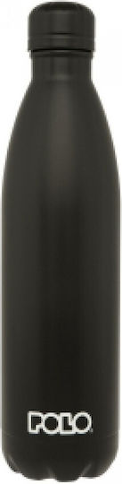 Polo Μπουκάλι Θερμός Ανοξείδωτο BPA Free 750ml Μαύρο