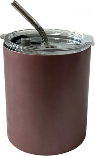 TnS Stainless Steel Thermos Bottle 380ml 4 Colours with Straw and Mouthpiece