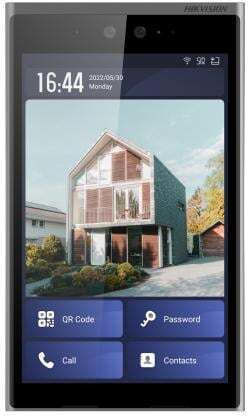Tcp Ip Video Intercom 8" Touch Screen Facial Recognition Hikvision Ds-kd9403-e6