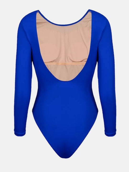 Blue One Piece Swimsuit Royal