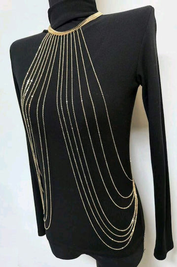 Tatu Moyo Sexy Choker Χρυσό