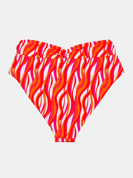 Bikini Bottoms High Waist Waves