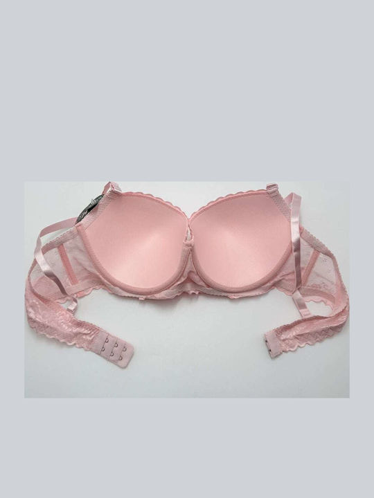 Pink Bra with Light Padding