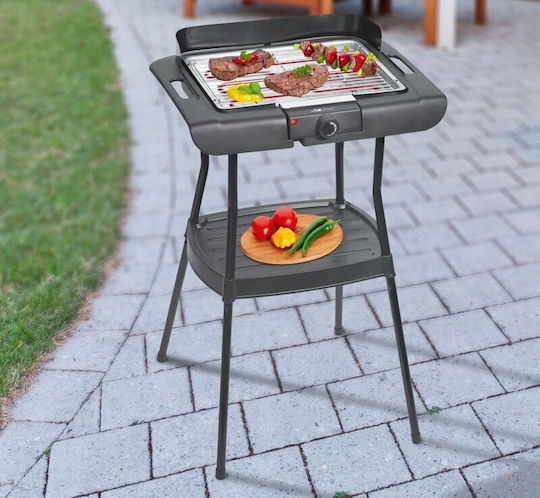 Clatronic BQS 3508 With Legs Electric Grill Grill 2000W with Adjustable Thermostat 35.5cmx24.5cmcm