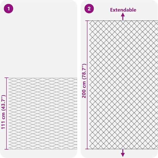 vidaXL Galvanized Wire Fencing Set Silver 2x10m