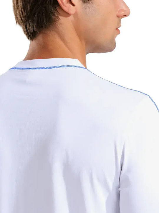 Arena Men's Long Sleeve Sun Protection Shirt White