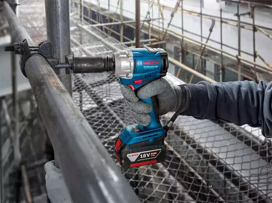 Bosch GDS 18V-350 Professional Brushless Μπουλονόκλειδο Μπαταρίας 18V Solo με Υποδοχή 1/2"