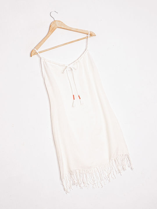 Rock Club Women's Beachwear White Dress
