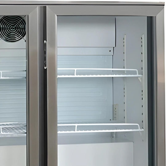 Karamco Ψυγείο Back Bar Διπλό Υ89.5xΠ92xΒ50.5cm