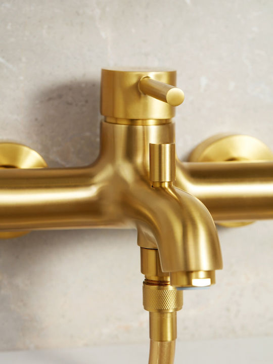 KFA Thermostatic Gold Bathtub Mixing Faucet