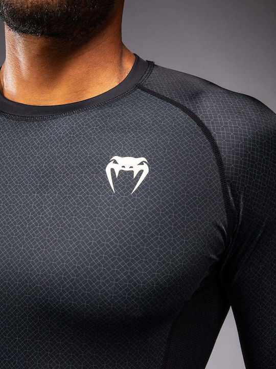 Venum Venum Männer Lange Ärmel Kampfkunst T-Shirt für Jiu-Jitsu Braun