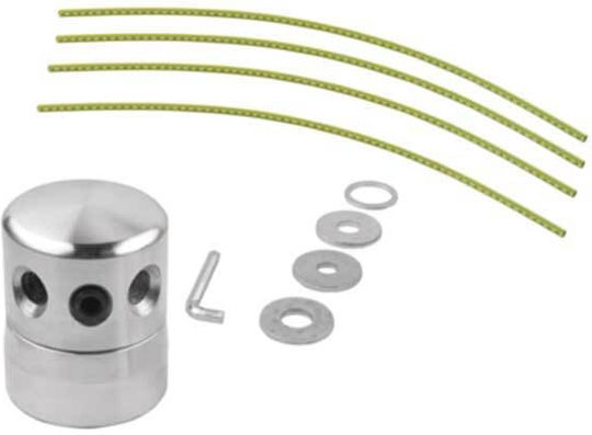 FFG Cap Manual din Aluminiu cu Șurub de Fixare 4 Ieșiri M8