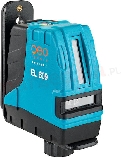 Geo Fennel Gmbh El 609 Set Αυτορυθμιζόμενο Γραμμικό Αλφάδι Laser Κόκκινης Δέσμης με Εύρος Εργασίας 50m
