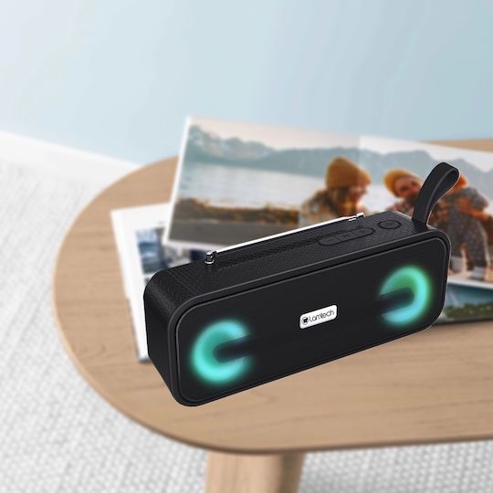 Lamtech LAM980787 Φορητό Ραδιόφωνο Επαναφορτιζόμενο με Bluetooth και USB Μαύρο