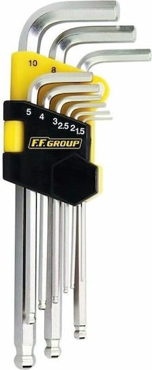 FFG Σετ 9 Κλειδιά Allen σε Σχήμα L