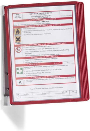 Durable Waterproof Magnetic A4 Notice Board Frame Set of 5 Pieces
