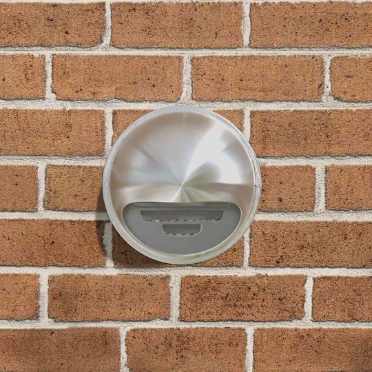 Ventilation Lids 8 Pcs Silver 200 Mm Stainless Steel Silver 42019383