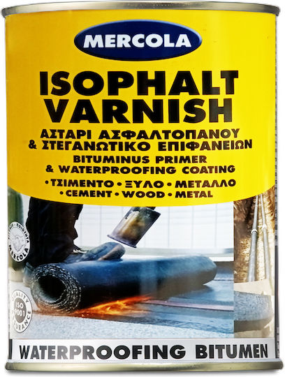 Mercola Isophalt Varnish Bituminos Material De Etanșare Poliuretanic Negru 5lt