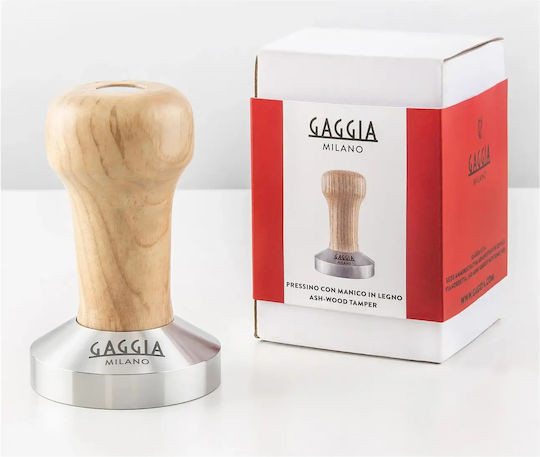Gaggia Πατητήρι με Επίπεδη Επιφάνεια 58mm σε Καφέ Χρώμα
