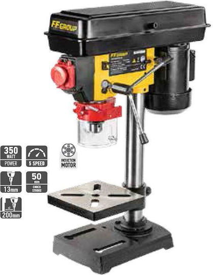 FFG Tisch-Bohrmaschine DPB 13/5 Plus mit Leistung 350 Watt