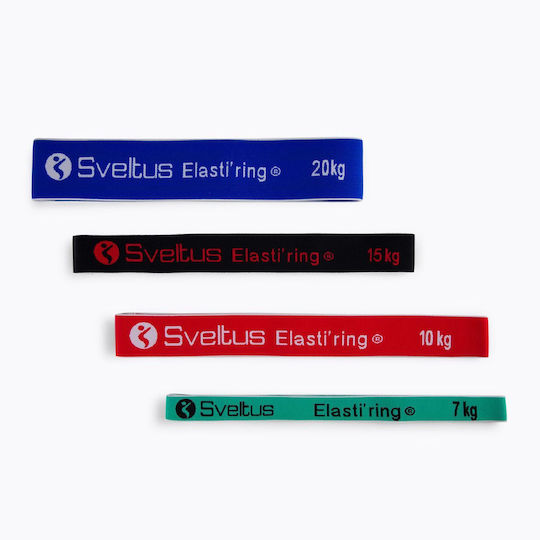 Sveltus Elasti'ring Loop Bands Σετ 4τμχ Πολύχρωμα