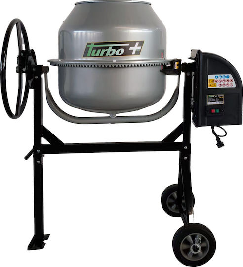 Turbo Electric Concrete Mixer 800W with Wheels 180lt