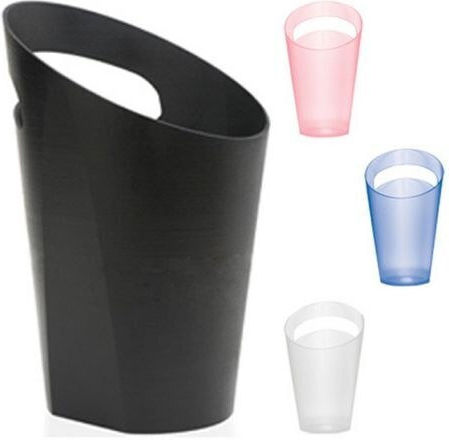 Goldplast Sursum Σαμπανιέρα Πλαστική Μαύρη με Διαστάσεις 34x22.2cm