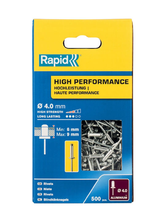 Rapid Πριτσίνια M4x12mm 500τμχ