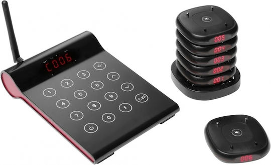 Wireless Restaurant Calling System 10 Pagers Hendi 201633
