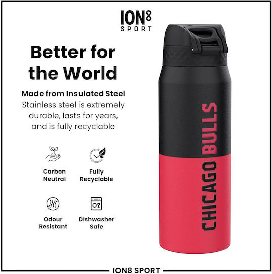 Ion8 Ion8 Edelstahl Thermosflasche 750ml NBA Chicago Bulls