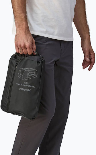 Patagonia Σακ Βουαγιάζ Πλάτης 40lt Μαύρο από Δερματίνη Π31.7εκ.