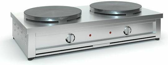 TzeTHan Φ35-2 Double Commercial Electric Crepe Maker 2.35kW with Ø35cm Heating Plate
