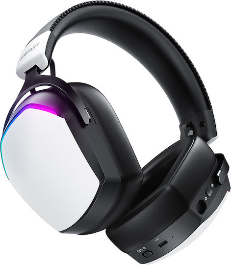 Acefast H11 Ασύρματο On Ear Gaming Headset με σύνδεση Bluetooth / USB Λευκό
