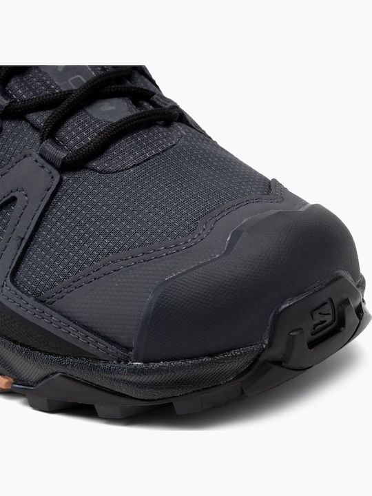 Salomon X Ultra 4 Mid GTX Women's Hiking Waterproof Boots with Gore-Tex Membrane Ebony / Mocha Mousse / Almond Creame