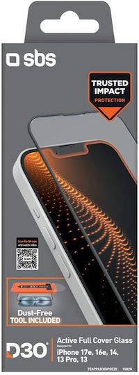 SBS Tempered Glass (iPhone 17e / 16e / 14 / 13 / 13 Pro)