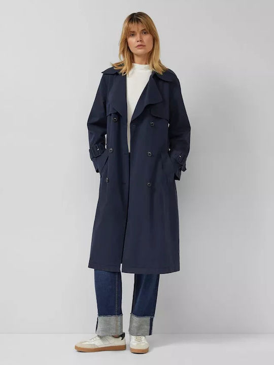 Women's Navy Blue Gabardine