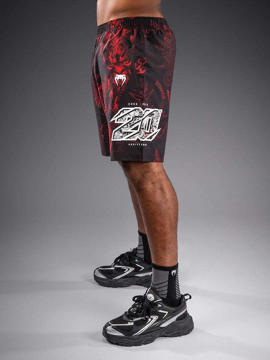 Șorturi De Antrenament Venum 20th Anniversary Training Shorts Negre Roșii