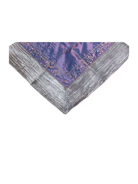 Limneos Limneos Tischdecke Lila-Silber 120x120cm