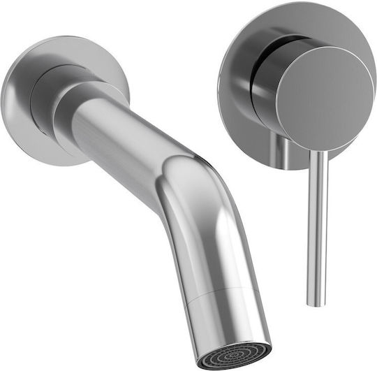 Granitan Granitan Eingebaute Wasserhähne Set Für Waschbecken Silber 5905036622231