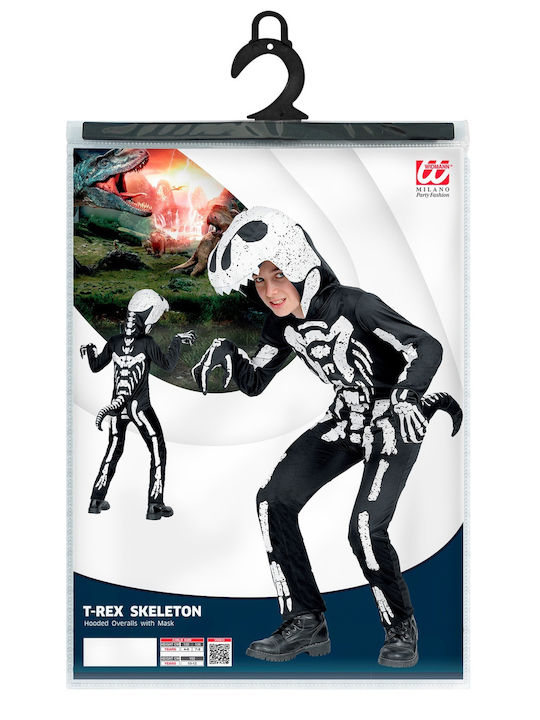 Children's Carnival Costume T-Rex Skeleton