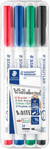 Staedtler Lumocolor Whiteboard-Marker 4er-Set