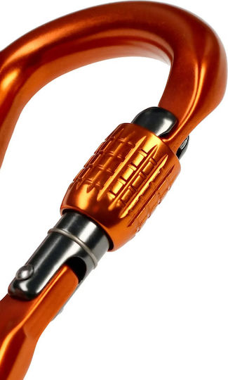 Kletterkarabiner DMM Ceros Schraubkarabiner Orange