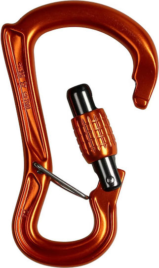 Kletterkarabiner DMM Ceros Schraubkarabiner Orange