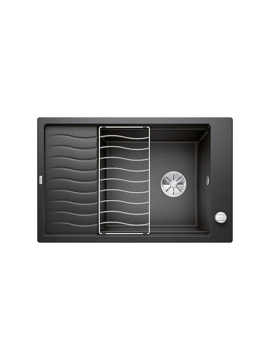Blanco Drop-In Spüle Inox mit Wasserhahn B78xT50cm Gray
