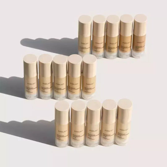 Inglot Skin Focused Care Face Foundation Spf 50 Coverage Apricot Tan 30ml
