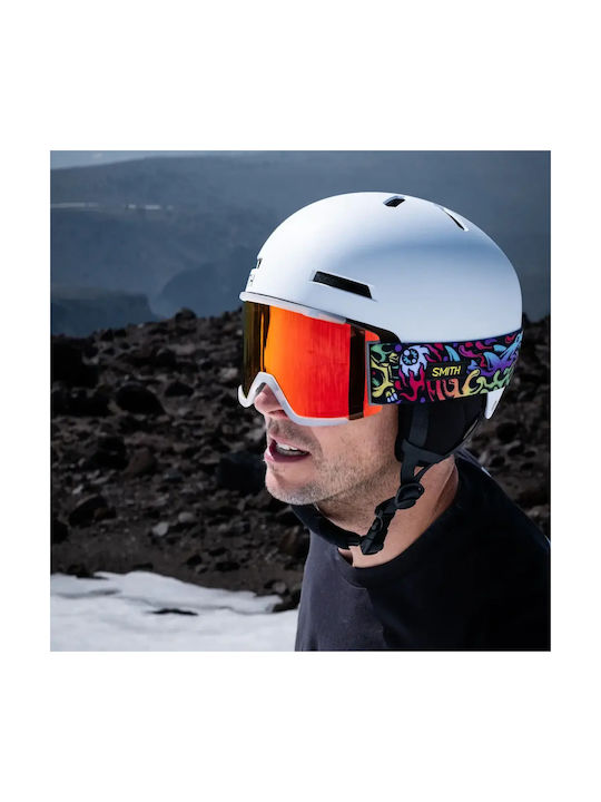 Smith Herren Ski- und Snowboardhelm in Weiß Farbe