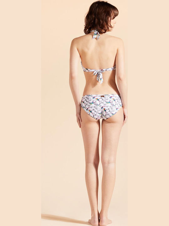 Bikinihosen Slip Blumen Muster