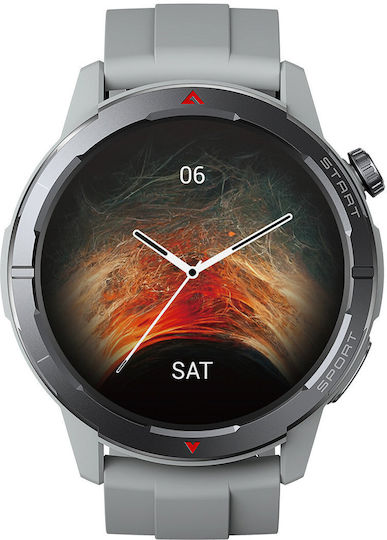 Zeblaze Stratos 3 Ultra Stainless Steel 52mm Waterproof Smartwatch with Heart Rate Monitor White
